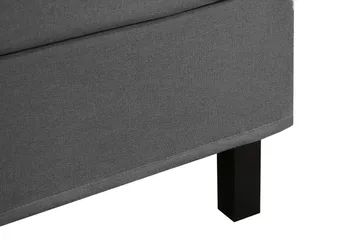 Hilton Komplett Sängpaket 180x200 cm Kontinentalsäng med rutad sänggavel - Grå - Products - Möbler - Säng - Kontinentalsäng