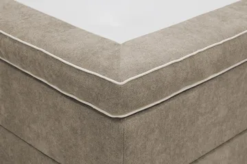 Hilton Lyx Komplett Sängpaket 180x200 cm Kontinentalsäng med knappad sänggavel i chenille - Brun - Products - Möbler - Säng - Kontinentalsäng