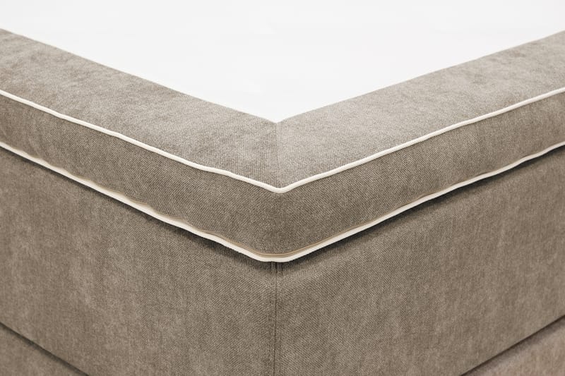 Hilton Premium Kontinentalsäng 180x200 cm - Ljusbrun Tyg - Products - Möbler - Säng - Kontinentalsäng