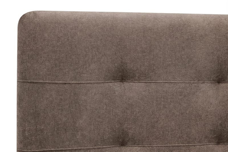 Hilton Premium Komplett Sängpaket 180x200 cm Kontinentalsäng med Sänggavel - Brun Tyg - Products - Möbler - Säng - Kontinentalsäng