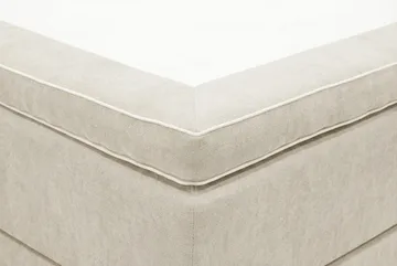 Hilton Premium Kontinentalsäng 160x200 cm - Beige Tyg - Products - Möbler - Säng - Kontinentalsäng
