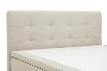 Hilton Premium Komplett Sängpaket 180x200 cm Kontinentalsäng med Sänggavel - Beige Tyg - Products - Möbler - Säng - Kontinentalsäng