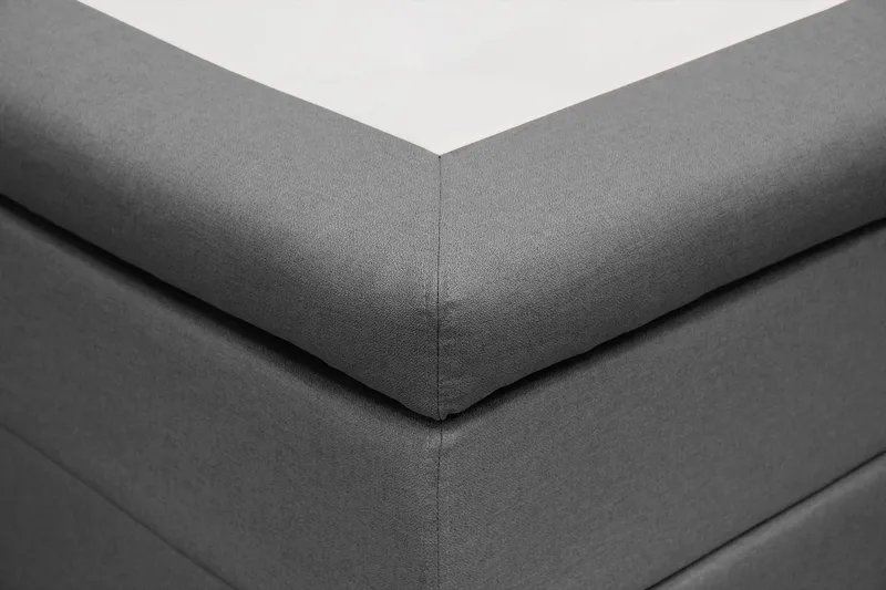 HVILA Classic Komplett Sängpaket 160x200 cm Kontinentalsäng med rutad sänggavel - Grå - Products - Möbler - Säng - Kontinentalsäng