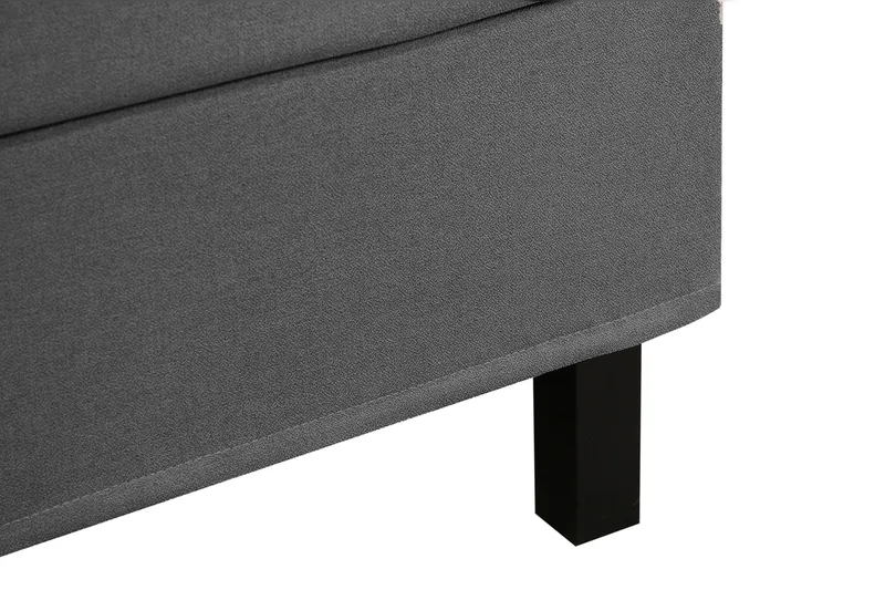 HVILA Classic Komplett Sängpaket 160x200 cm Kontinentalsäng med rutad sänggavel - Grå - Products - Möbler - Säng - Kontinentalsäng