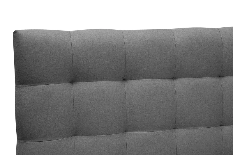 HVILA Classic Komplett Sängpaket 160x200 cm Kontinentalsäng med rutad sänggavel - Grå - Products - Möbler - Säng - Kontinentalsäng
