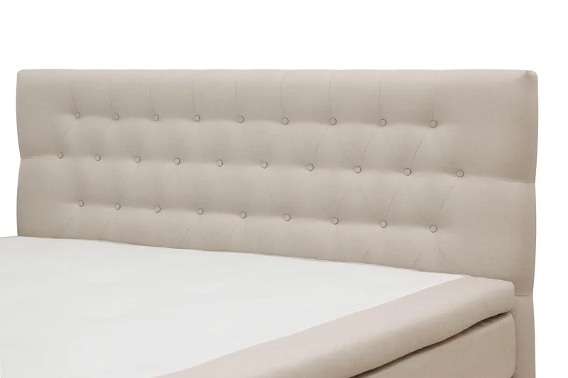 HVILA Classic Komplett Sängpaket 180x200 cm Kontinentalsäng med diamant sänggavel - Beige - Products - Möbler - Säng - Komplett sängpaket