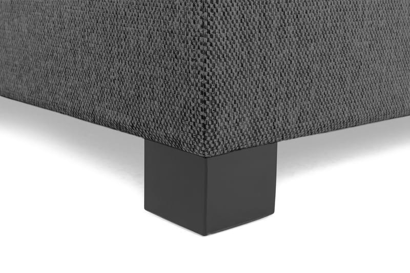 Imperia Komplett Sängpaket 210x210 cm Kontinentalsäng med gavel - Mörkgrå - Products - Möbler - Säng - Kontinentalsäng