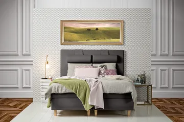 James Kontinentalsäng 180x200 cm - Ljusgrå - Products - Möbler - Säng - Kontinentalsäng