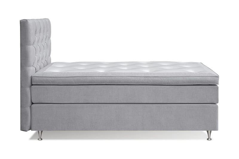Joluma Kontinentalsäng Fast 105x200 cm - (+Fler val) 105x200 cm Ljusgrå - Products - Möbler - Säng - Kontinentalsäng