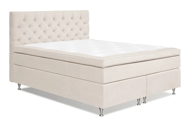 Joluma Sängpaket Fast 180x200 cm - Beige - Products - Möbler - Säng - Kontinentalsäng
