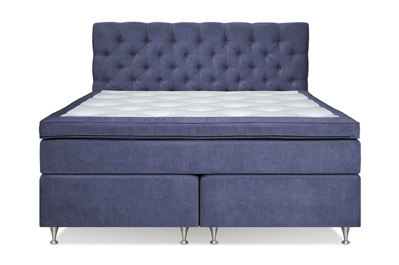 Joluma Sängpaket Fast/Medium 160x200 cm - (+Fler val) 160x200 cm Mörkblå - Products - Möbler - Säng - Enkelsäng