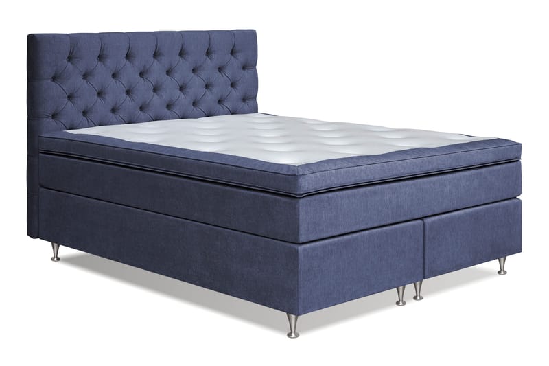 Joluma Sängpaket Fast/Medium 160x200 cm - (+Fler val) 160x200 cm Mörkblå - Products - Möbler - Säng - Enkelsäng