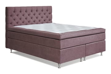 Joluma Sängpaket Fast/Medium 160x200 cm - (+Fler val) 160x200 cm Mörkrosa - Products - Möbler - Säng - Kontinentalsäng