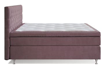 Joluma Sängpaket Fast/Medium 160x200 cm - (+Fler val) 160x200 cm Mörkrosa - Products - Möbler - Säng - Kontinentalsäng