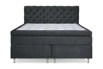 Joluma Sängpaket Fast/Medium 160x200 cm - (+Fler val) 160x200 cm Svart - Products - Möbler - Säng - Kontinentalsäng
