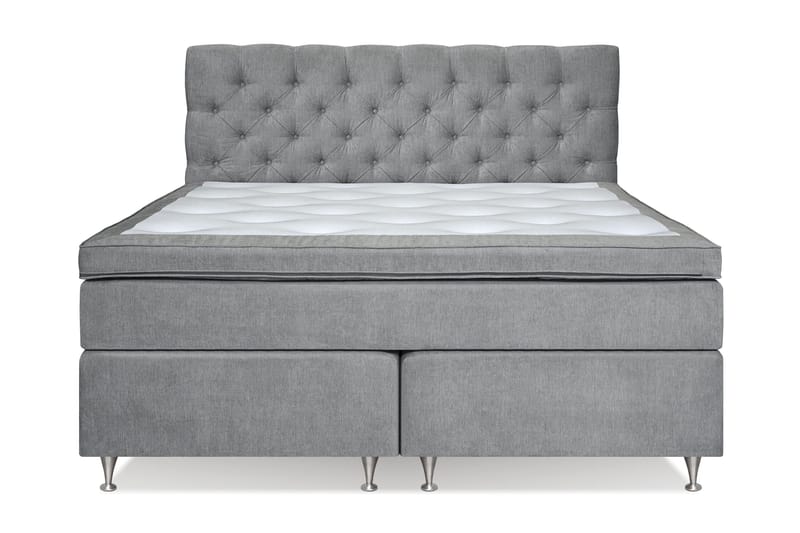 Joluma Sängpaket Fast/Medium 180x200 cm - (+Fler val) 180x200 cm Grå - Products - Möbler - Säng - Kontinentalsäng