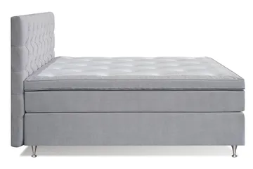 Joluma Sängpaket Fast/Medium 180x200 cm - (+Fler val) 180x200 cm Ljusgrå - Products - Möbler - Säng - Kontinentalsäng