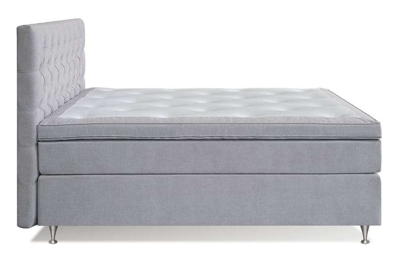 Joluma Sängpaket Fast/Medium 180x200 cm - (+Fler val) 180x200 cm Ljusgrå - Products - Möbler - Säng - Kontinentalsäng