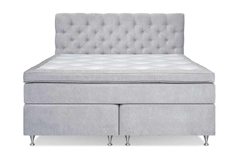Joluma Sängpaket Fast/Medium 180x200 cm - (+Fler val) 180x200 cm Ljusgrå - Products - Möbler - Säng - Kontinentalsäng