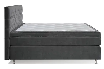 Joluma Sängpaket Fast/Medium 180x200 cm - (+Fler val) 180x200 cm Mörkgrå - Products - Möbler - Säng - Kontinentalsäng
