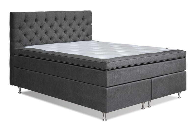 Joluma Sängpaket Medium 180x200 cm - (+Fler val) 180x200 cm Mörkgrå - Products - Möbler - Säng - Kontinentalsäng