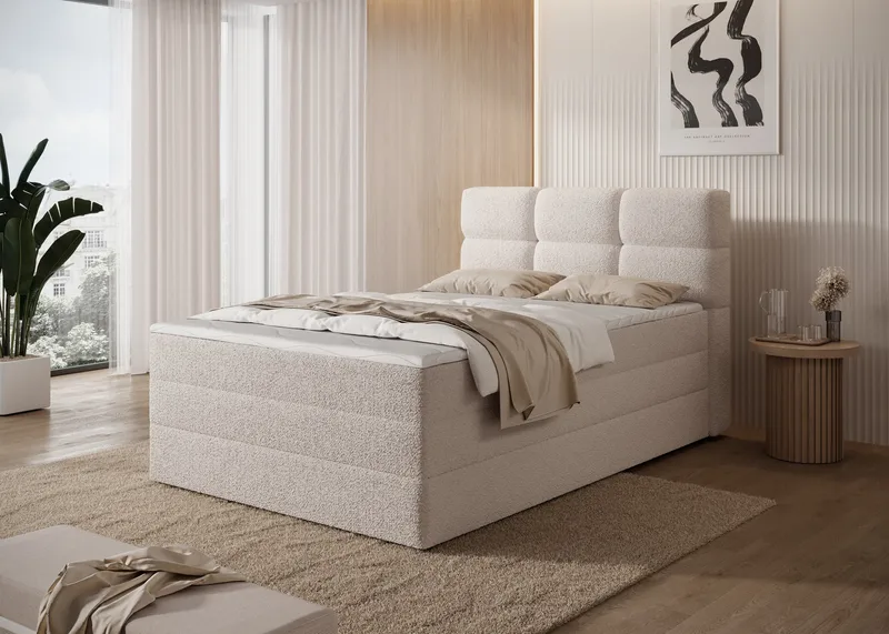 Kasped Sängpaket Kontinentalsäng med förvaring 120x200 cm - svart - Products - Möbler - Säng - Säng med förvaring