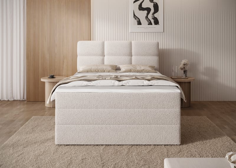 Kasped Sängpaket Kontinentalsäng med förvaring 120x200 cm - svart - Products - Möbler - Säng - Säng med förvaring