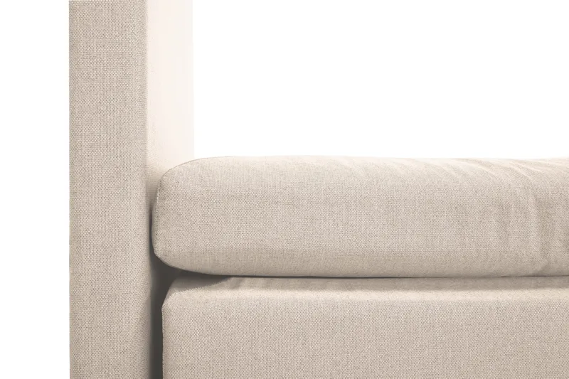 Lucky Komplett Sängpaket 120x200 Latex Slät Sänggavel  Na - Nackkudde Liten Beige - Products - Möbler - Säng - Enkelsäng