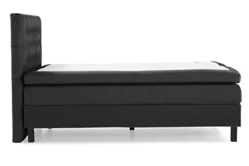 Lucky Komplett Sängpaket 120x200 Memory Diamant Sänggavel - Svart/Grå - Products - Möbler - Säng - Enkelsäng