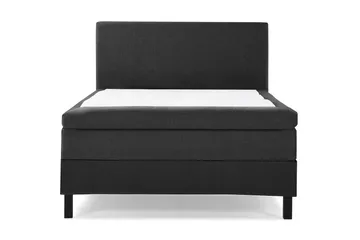 Lucky Slät Sänggavel 120 cm - Svart/Grå