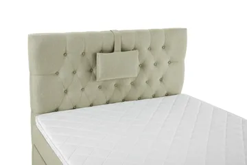 Lucky Komplett Sängpaket 120x200 Skum Diamant Sänggavel - Nackkudde Liten Grön - Products - Möbler - Säng - Enkelsäng