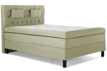 Lucky Komplett Sängpaket 140x200 Latex Diamant Sänggavel - Nackkudde Liten Grön - Products - Möbler - Säng - Kontinentalsäng