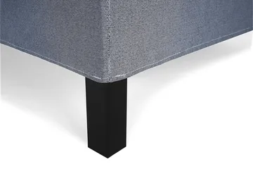 Lucky Komplett Sängpaket 140x200 Latex Diamant Sänggavel - Nackkudde Stor Mörkblå - Products - Möbler - Säng - Kontinentalsäng