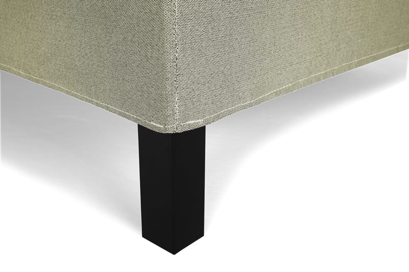 Lucky Komplett Sängpaket 140x200 Polyeter Slät Sänggavel - Grön - Products - Möbler - Säng - Kontinentalsäng