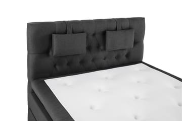 Lucky Komplett Sängpaket 140x200 Polyeter Diamant - Nackkudde Liten Svart/Grå - Products - Möbler - Säng - Kontinentalsäng
