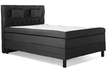 Lucky Komplett Sängpaket 140x200 Polyeter Diamant - Nackkudde Liten Svart/Grå - Products - Möbler - Säng - Kontinentalsäng