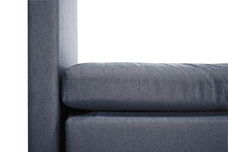 Lucky Komplett Sängpaket 160x200 Latex Slät Sänggavel - Mörkblå - Products - Möbler - Säng - Kontinentalsäng