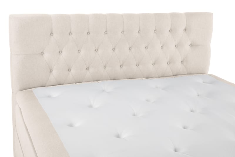 Lucky Komplett Sängpaket 180x200 Latex Diamant Sänggavel - Beige - Products - Möbler - Säng - Kontinentalsäng