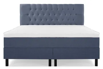 Lucky Komplett Sängpaket 180x200 Skum Diamant Sänggavel - Mörkblå - Products - Möbler - Säng - Kontinentalsäng