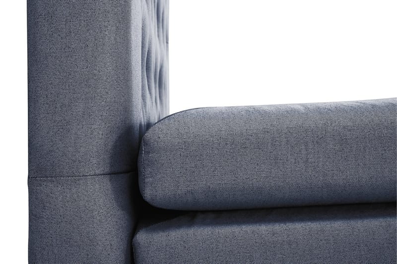 Lucky Komplett Sängpaket 180x200 Polyeter Diamant Sänggavel - Nackkudde Stor Mörkblå - Products - Möbler - Säng - Kontinentalsäng