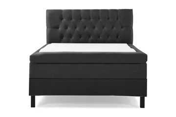 Utan sänggavel - Svart/Grå