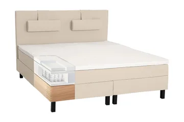 Lucky Kontinentalsäng 150x200 cm - Beige - Products - Möbler - Säng - Kontinentalsäng