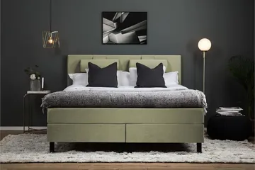 Lucky Kontinentalsäng 150x200 cm - Grön - Products - Möbler - Säng - Kontinentalsäng