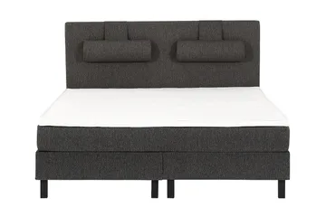 Utan sänggavel - Svart/Grå