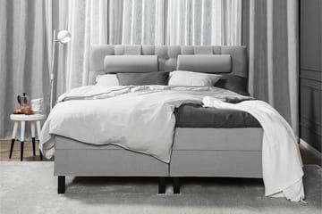 Lucky Kontinentalsäng 160x200 cm - Mellangrå - Products - Möbler - Säng - Kontinentalsäng