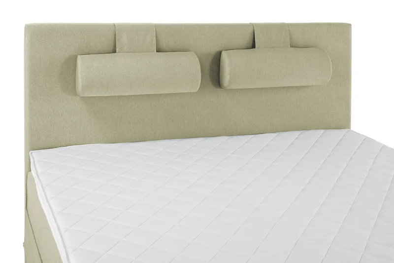 Lucky Sängpaket 150x200 SkumSlät Sänggavel Nackkudde - Nackkudde Stor Grön - Products - Möbler - Säng - Kontinentalsäng