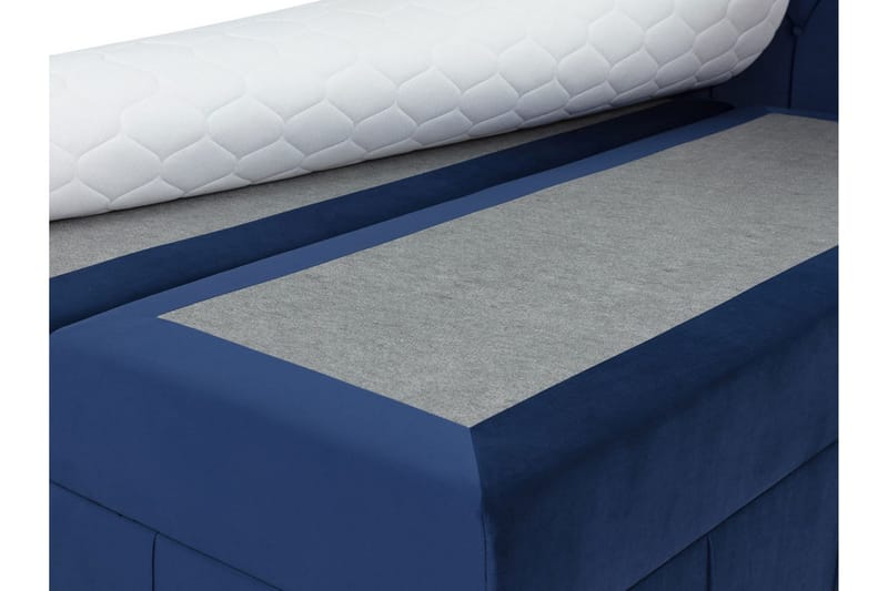 Lyckorna Kontinentalsäng 200x200 cm - Grå - Products - Möbler - Säng - Säng med förvaring