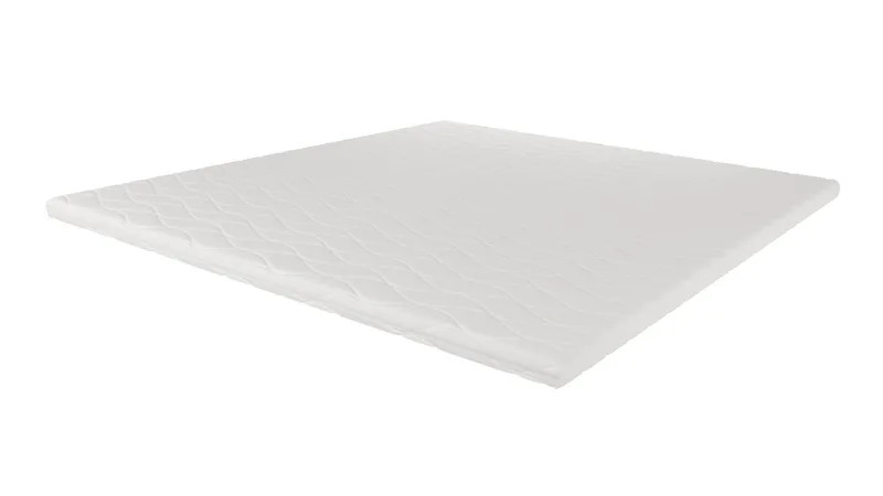 HVILA Bäddmadrass 180x200 cm – 7 cm Polyeterskum, Mjuk/Medium med Tvättbar Klädsel