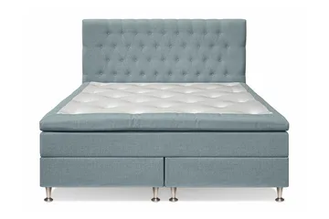 Meja Kontinentalsäng 180x200, Ljusblå