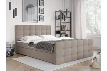 Milano Kontinentalsäng 180x210 cm  Beige - Beige - Products - Möbler - Säng - Säng med förvaring